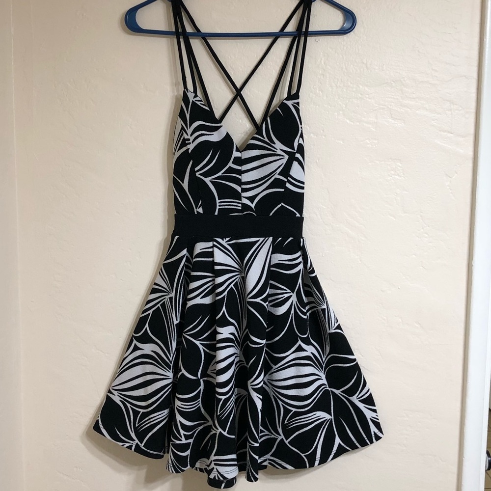 Black and White Dress